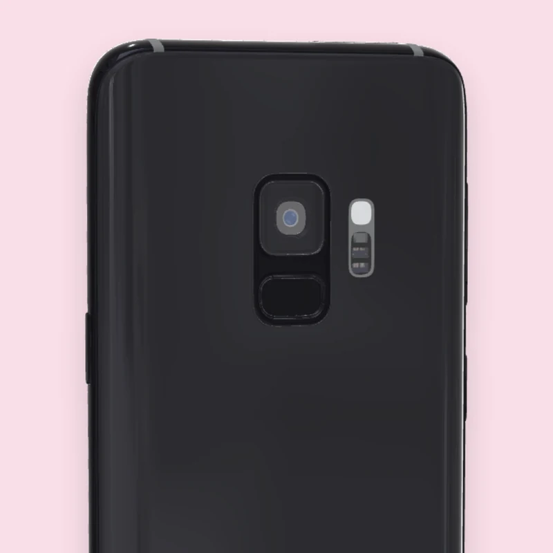 Android phone mockup: Center camera