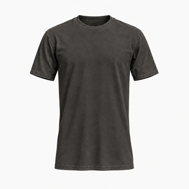 Plain classic crew-neck T-shirt in Comfort Colors 1717 Pepper