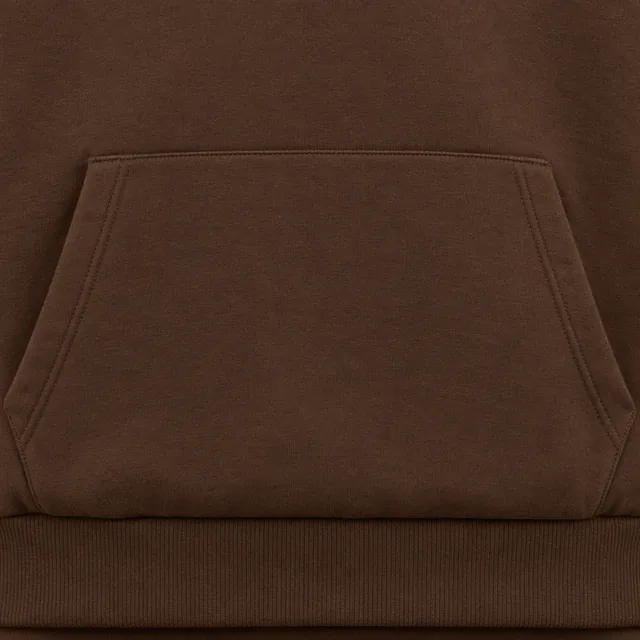 Close-up of a cotton jersey hoodie pocket