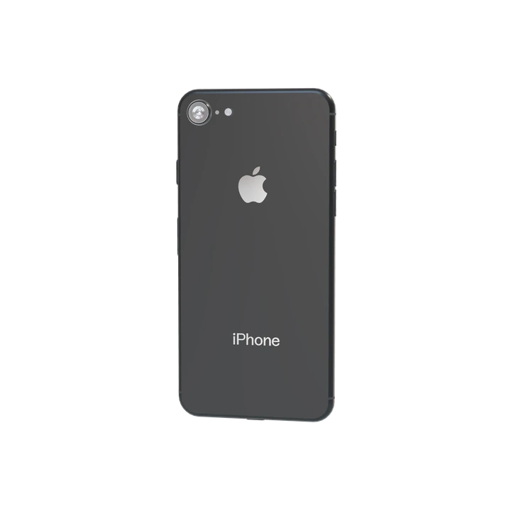 iPhone 8 back in 3D