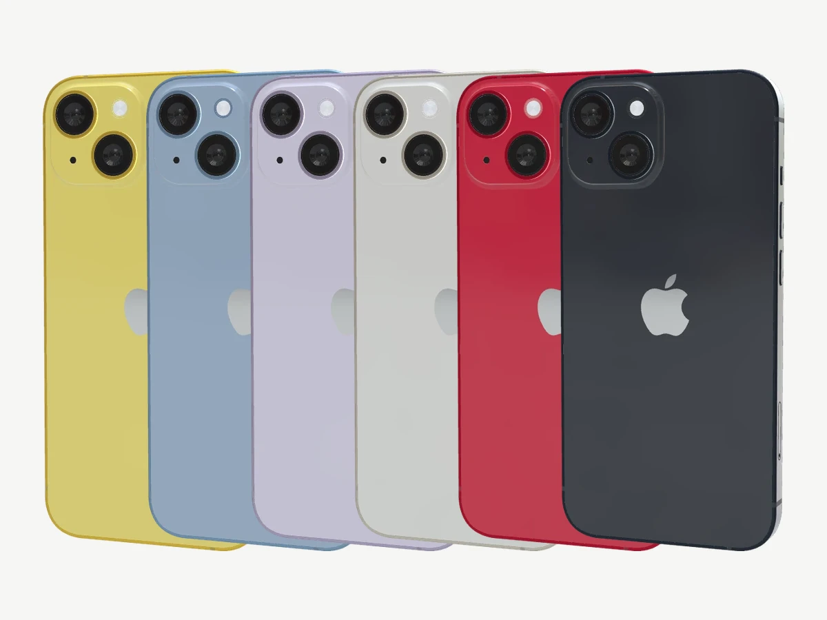iPhone 14 and 14 Plus finishes