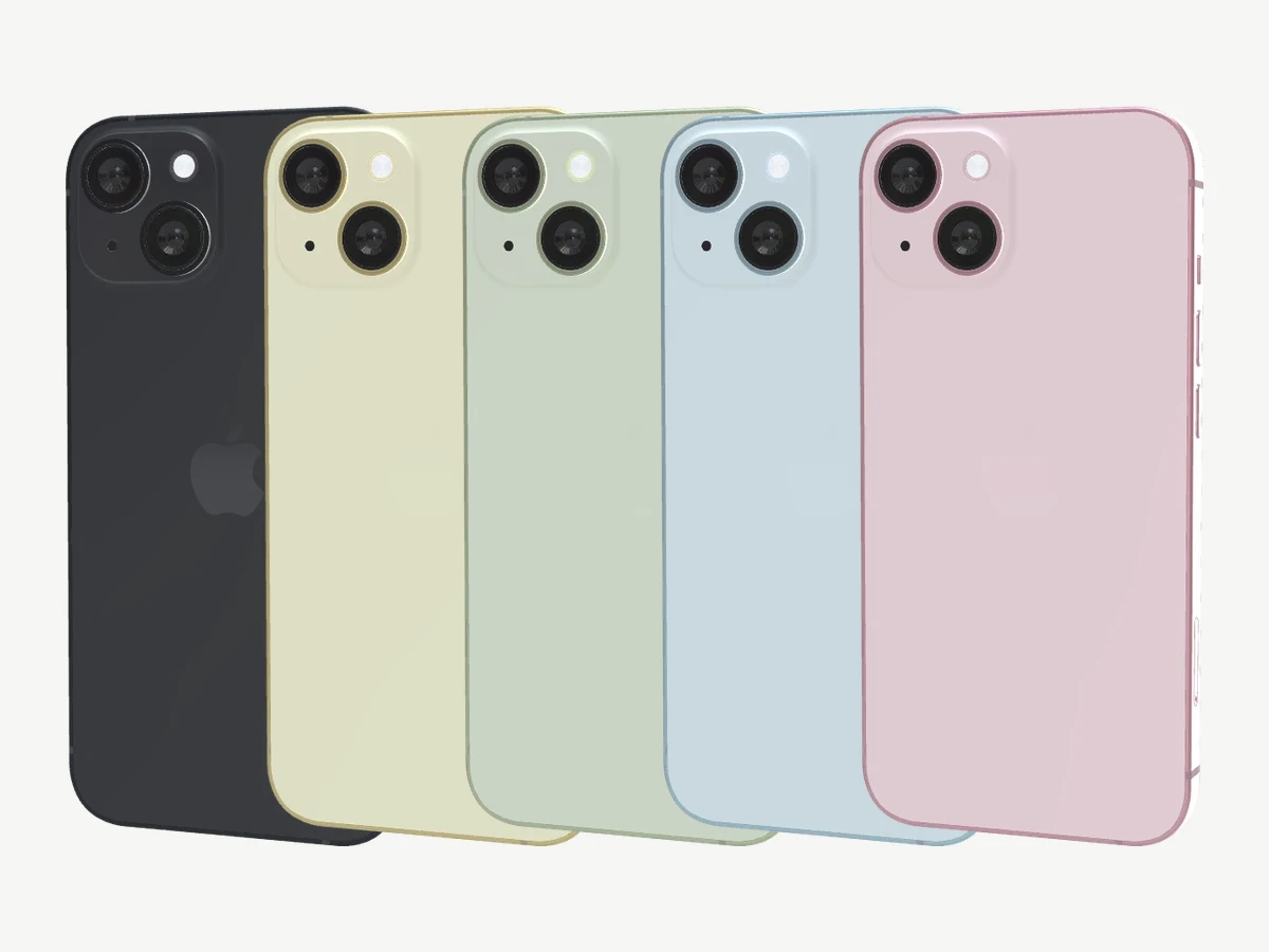 iPhone 15 and 15 Plus finishes