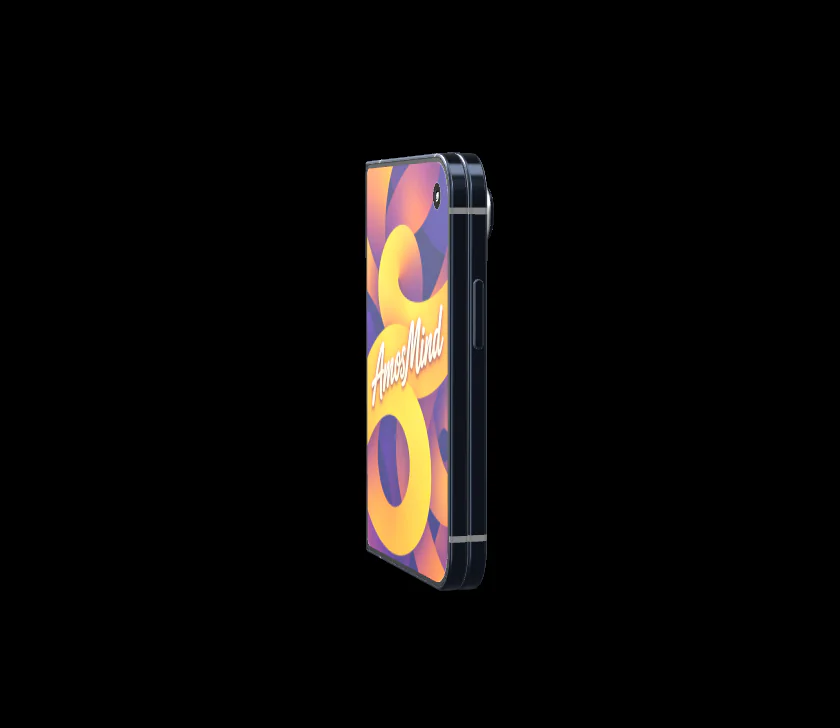 iPhone Duo mockup with screen artwork