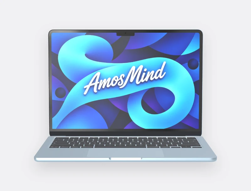 Laptop mockup: Front