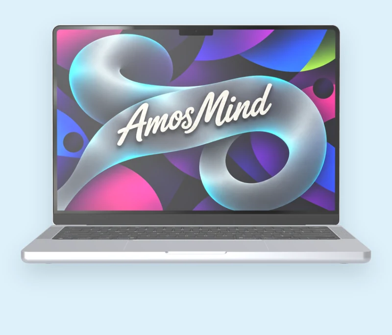 Laptop mockup: Notch at the top