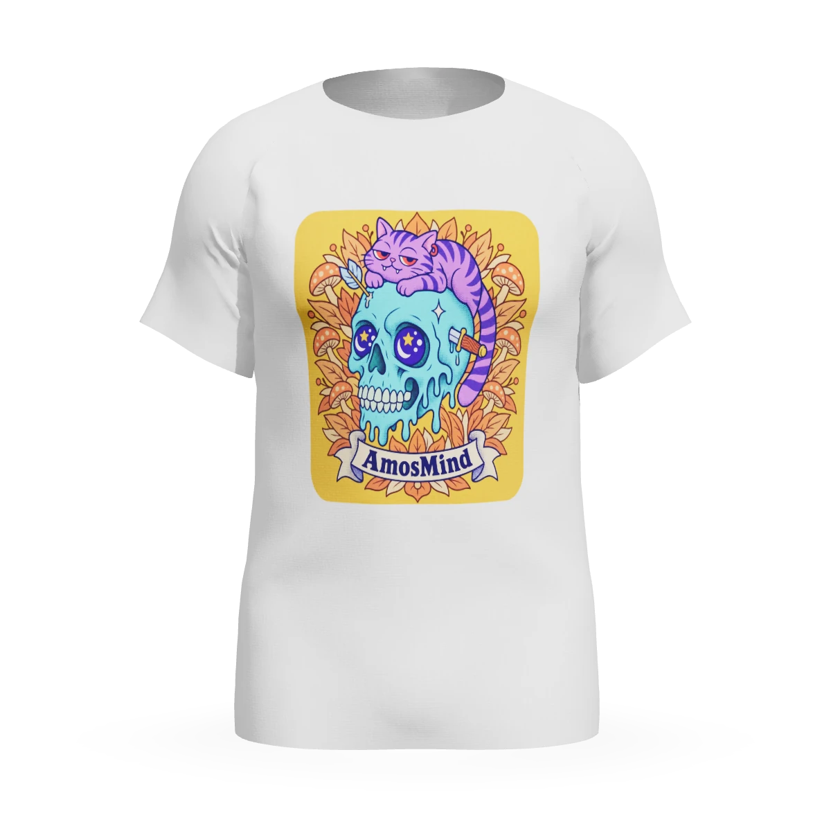 Sports T-shirt mockup preview with artwork