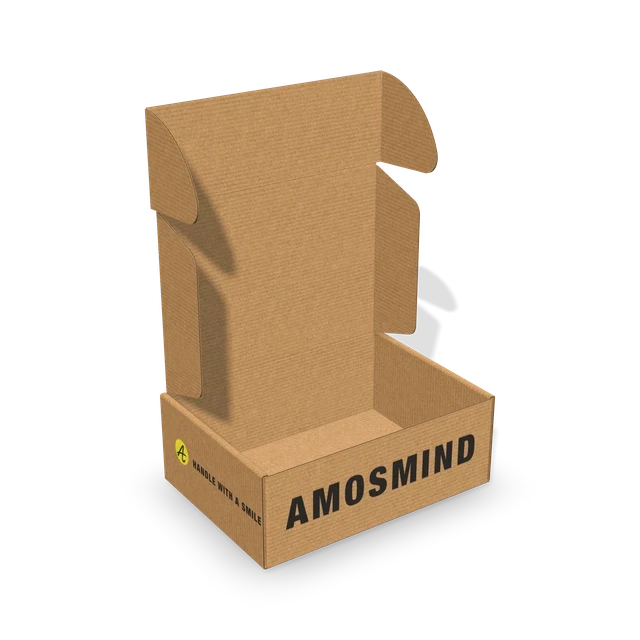 Mailer box, opened