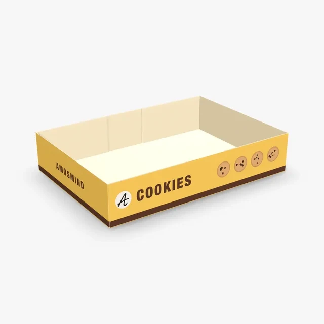 Cookie tray mockup with AmosMind artwork