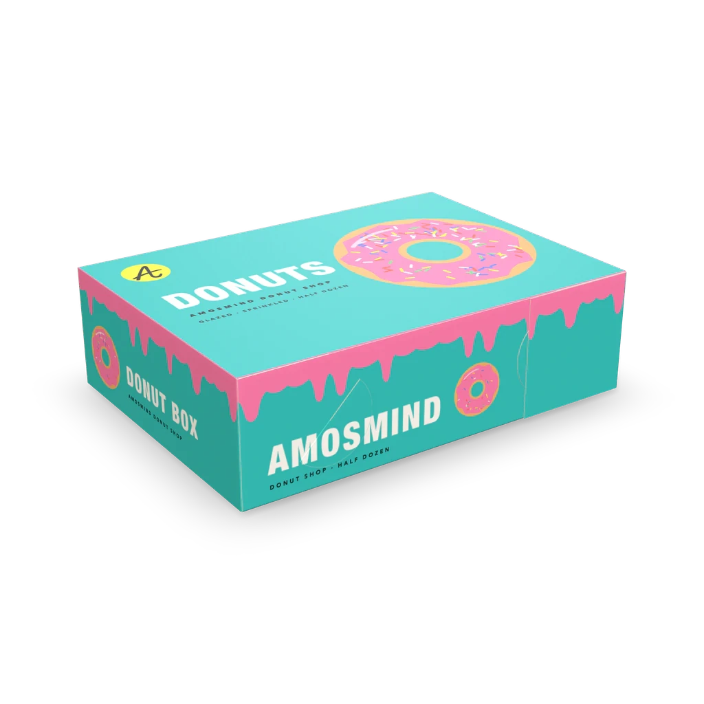 Sweet box mockups, closed in 3D