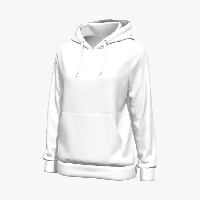 Blank Regular-fit pullover hoodie mockup