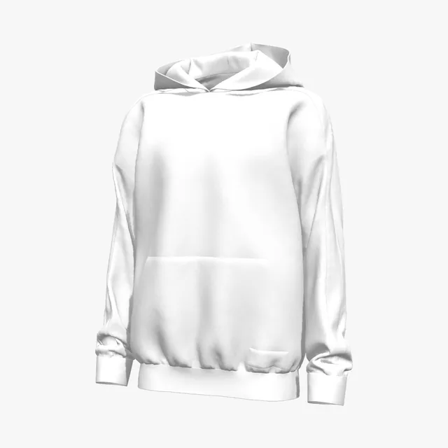 Blank Striped-sleeve hoodie mockup