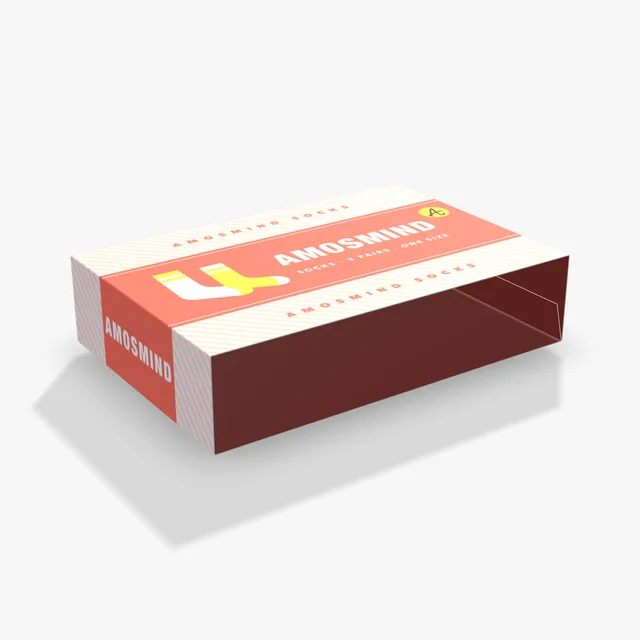 Belly band mockup with AmosMind artwork