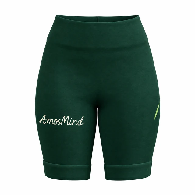 Bike shorts mockup with AmosMind artwork