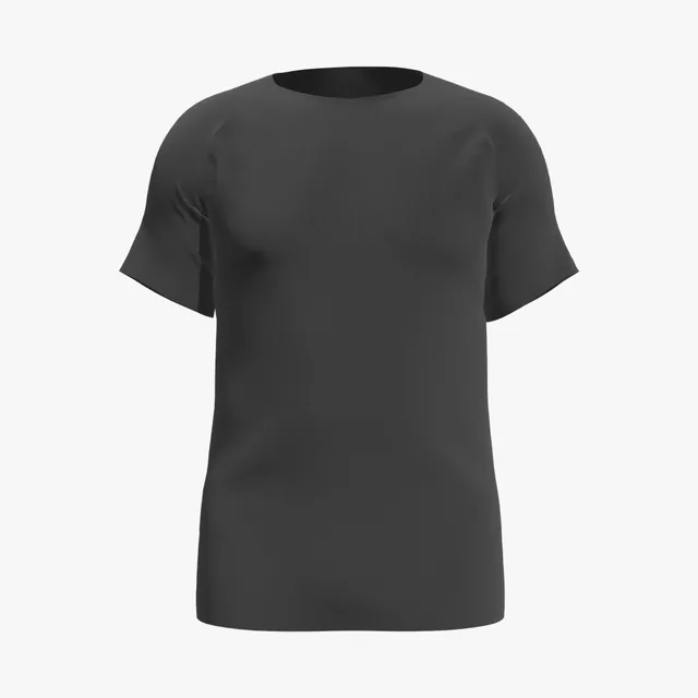 Blank black sports T-shirt mockup