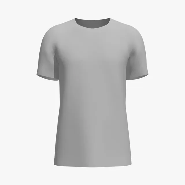 Blank grey slim raglan T-shirt mockup