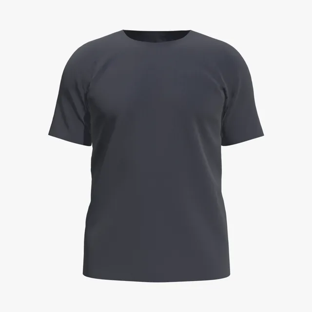 Blank navy raglan T-shirt mockup