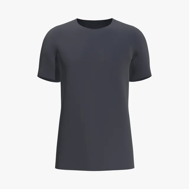 Blank navy slim raglan T-shirt mockup