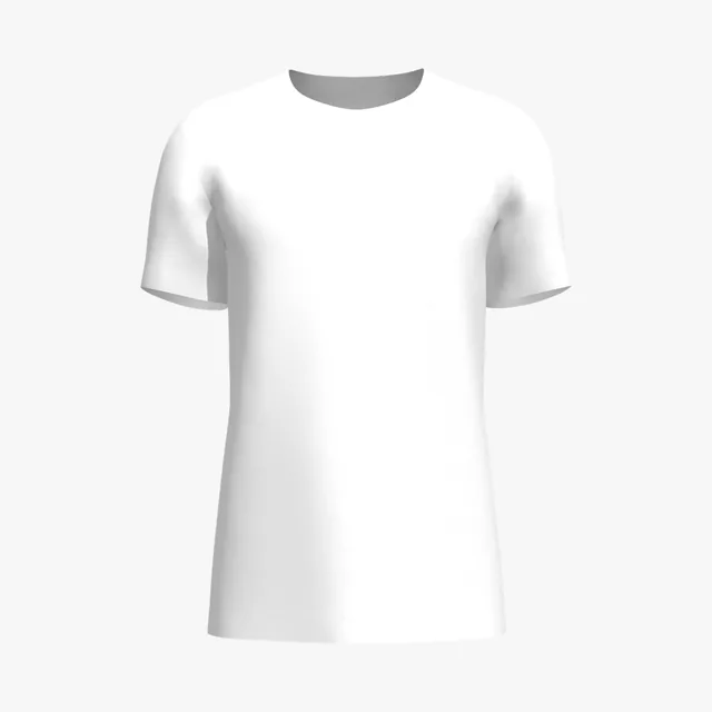 Blank white slim raglan T-shirt mockup
