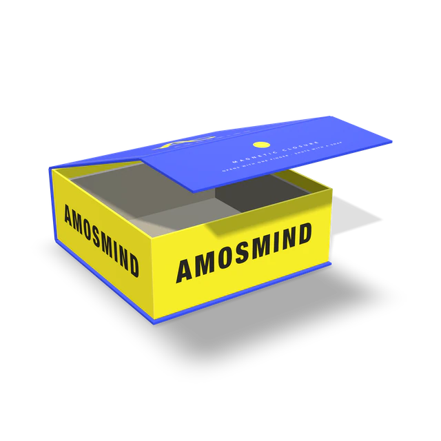 Open magnetic box mockup