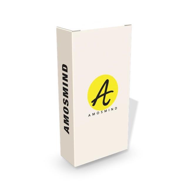 White medicine box mockup